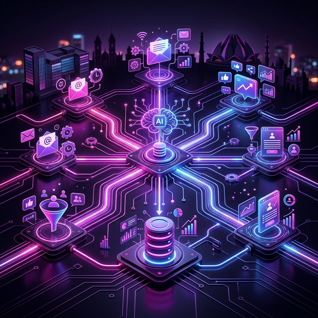 AI marketing automation setup in India: Your Blueprint for Exponential Growth featured image